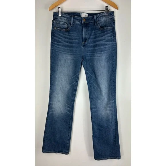 Driftwood Denim Kelly Bootcut Jeans Blue Medium Wash Cotton Blend Stretch 30 - Picture 2 of 10